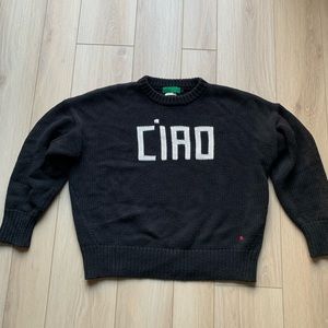 Clare V CIAO sweater size medium